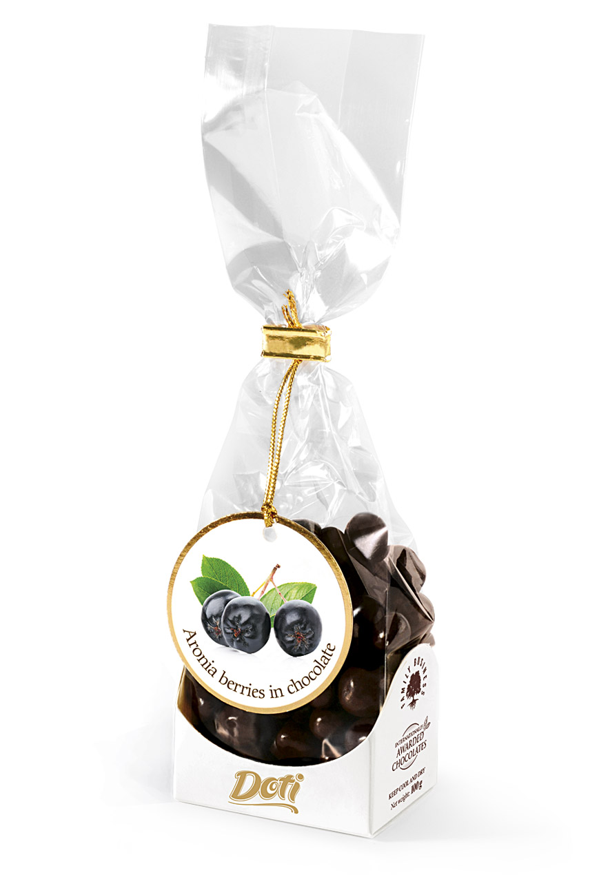 Aronia Berries in Chocolate 100g GIFT BAG